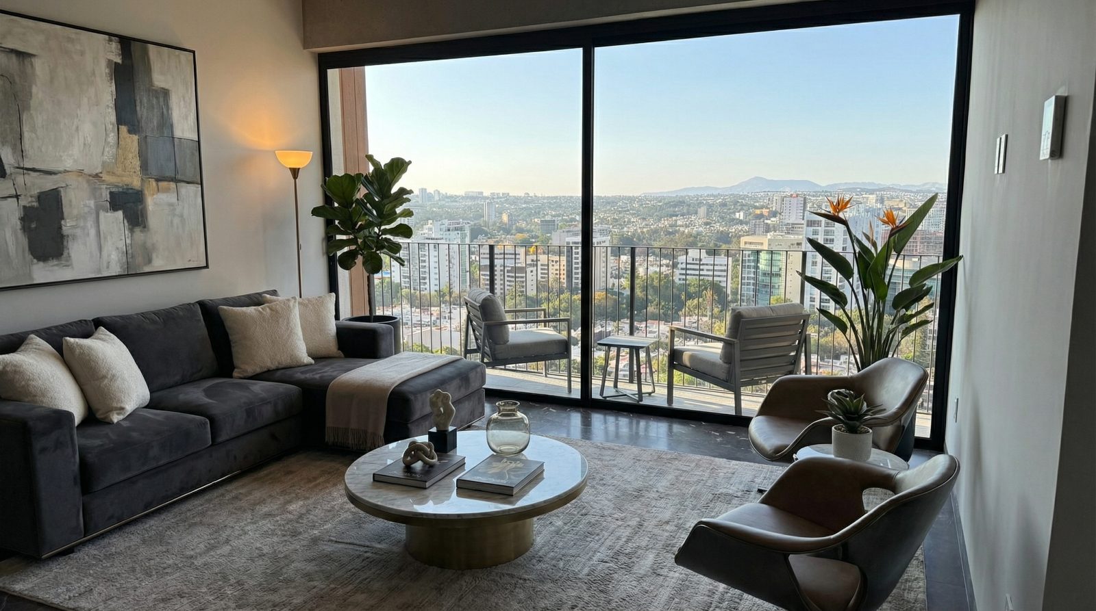 Departamento Punto Sao Paulo Urbano piso 17 con 2 recamaras zona financiera Guadalajara en Providencia