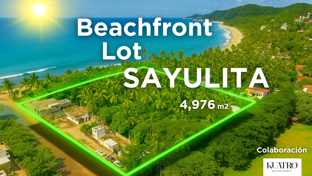 Terreno Sayulita Beachfront para Desarrollar en Sayulita